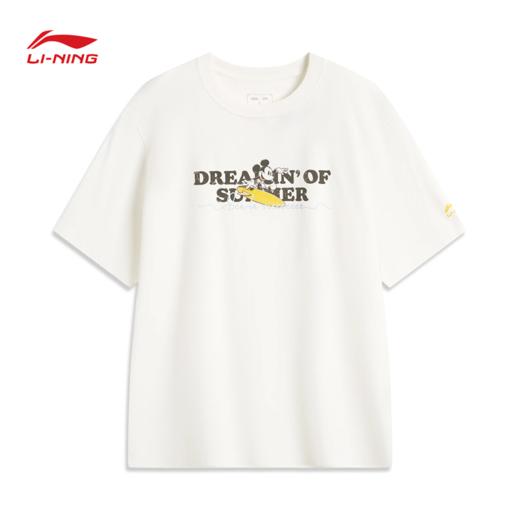 李宁｜迪士尼米奇联名系列男女同款冰感舒适吸湿排汗短袖文化衫AHSV635 商品图2