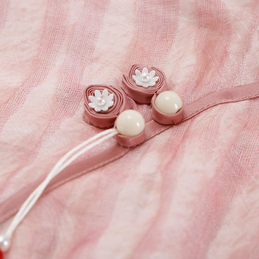 QF827斯尔丽25新款改良式旗袍提花工艺飘逸下摆插片A型显瘦浪漫连衣裙 商品图5