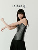 【有货 拍下改价】  IC之禾宽条 超复古撞色条纹 棉弹罗纹背心 商品缩略图2