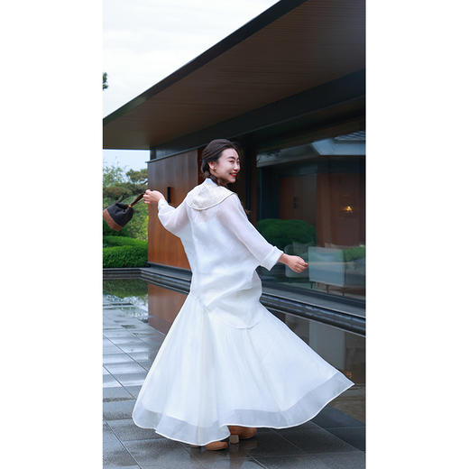 【抖音专属】新中式衬衣（25710042-次第花开-设计师） 商品图3