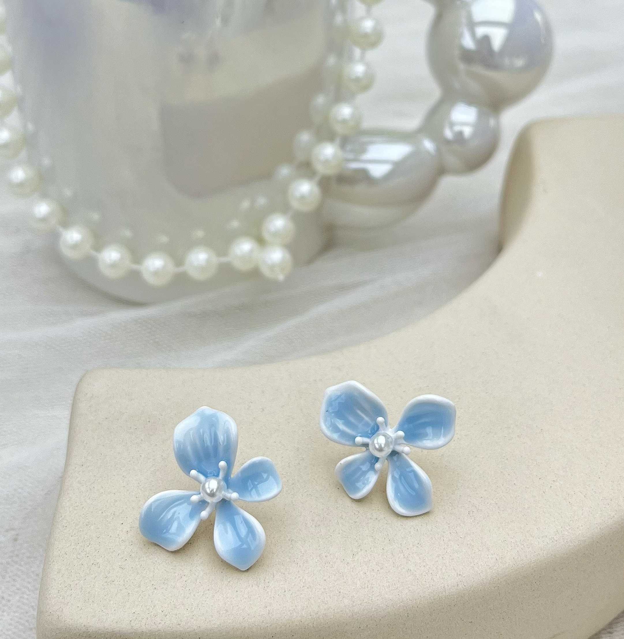 出游出片神器小花耳钉0079-