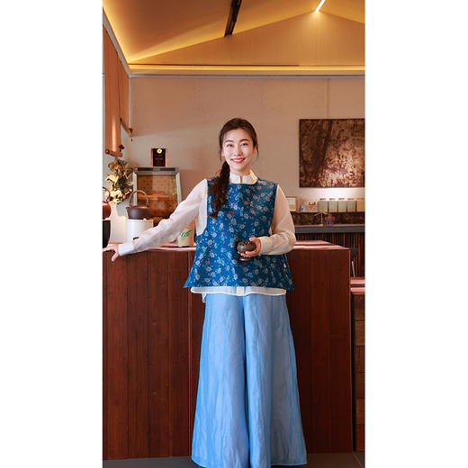 【2026东衣作】飘纱裤（25709035A微雨-设计师） 商品图1