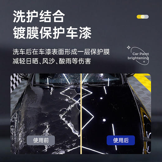 车仆魔立蓝洗车液水蜡高泡沫清洁剂强力去污刷车蜡水 商品图5