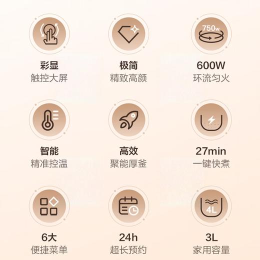海尔大容量大功率电饭煲3L速热不粘家用电饭锅微压增香智能电饭煲 HRC-C130ADZ 商品图1
