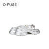 Dfuse迪芙斯2025夏季新款百搭休闲凉拖花钻扣厚底百搭人字拖鞋女鞋DFD2110111 商品缩略图13