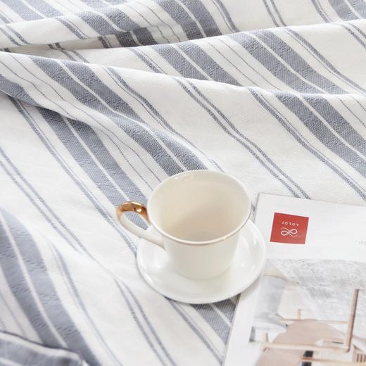 一丝浓时尚简约提花毯 全棉三层纱布盖毯 休闲沙发毯盖毯午睡毯 商品图3