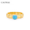 GAONAS  景泰之韵 度假风时尚金色手镯11396SG 商品缩略图0