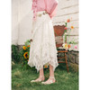 两三事 轻语呢喃 2025夏季新款不规则裙摆系带蕾丝半身裙飘逸长裙 商品缩略图3