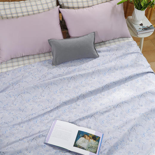 蝴蝶花语系列夏凉盖毯空调被毛巾被凉感家用午睡沙发纯棉成人空调盖毯 商品图4