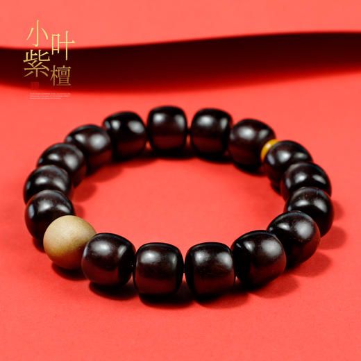 足金貔貅手串！印度老料小叶紫檀！金重2.7克左右！ 商品图12