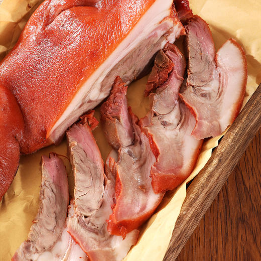 洛杉奇鲜货/卤味 熏猪头约800克/袋 （京东快递） 商品图5