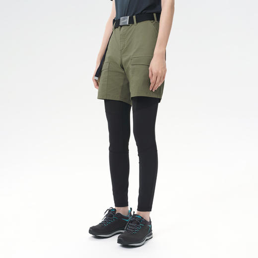 北极狐 女士G1000户外短裤 2025春夏徒步登山裤运动裤14200200 商品图2