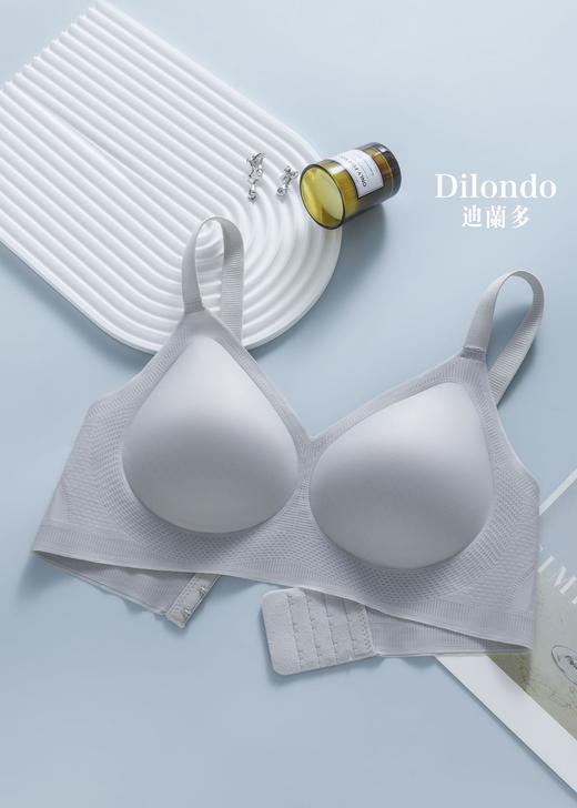 新款奶皮文胸大降温无痕内衣女夏季薄款冰丝凉感文胸2118448 商品图1