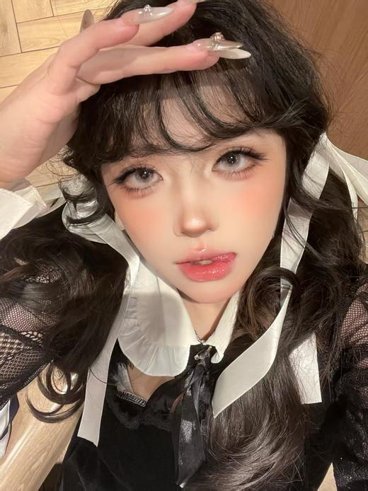 <月抛中直径>Sasababy- 少女的祈祷 粉-14.2mm【月抛 0-800度 含525/575】 商品图1