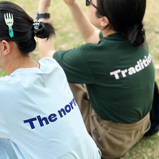 趁早有态度系列经典语录TEE宽松直筒纯棉圆领短袖上衣T恤 商品图2