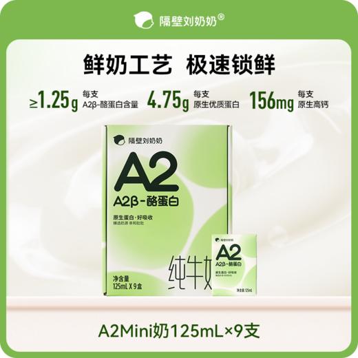 【5箱送积木/3箱送收纳筐】隔壁刘奶奶重磅新品🔥🔥A2β酪蛋白mini奶 亲和肚肚好吸收 守护宝宝肠道健康健康 乳糖不耐受宝宝也可以喝！ 商品图2