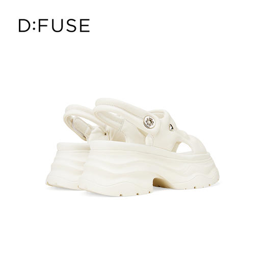 Dfuse迪芙斯2025夏季新款时尚外穿增高鞋轻便厚底运动凉鞋女鞋DFD2115107 商品图8