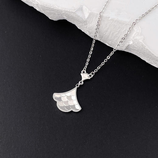 【限时8.8折】【线上铂金馆】PT950 【国际铂金协会】铂金龙年生肖龙鳞鱼鳞小裙子套链(BTL00143)预售产品下单后不退款不退货不换货不补差价) 商品图2