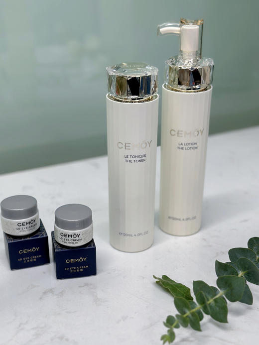 澳洲CEMOY极地水乳礼盒 白金流明爽肤水精华乳液修复保湿补水送4小样 套装 商品图3