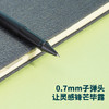 得力S96-A拔帽办公中性笔0.7mm子弹头(黑)24支装 商品缩略图3