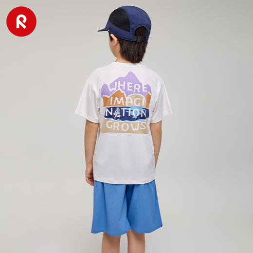 芬兰Reima2025春夏新款男女儿童中童运动防晒吸湿排汗速干印花T恤 商品图3