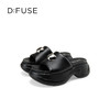 Dfuse迪芙斯2025夏季新款轻盈拖鞋增高厚底鼓棉外穿时尚凉拖DFD2110109 商品缩略图12
