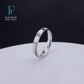 【限时8.8折】【限时8.8折】【线上铂金馆】PT950 【国际铂金协会】铂金实心猫眼情侣戒女戒固口圈戒（面宽约2.8-3.2mm）(BJZ00153-A)预售产品下单后不退款不退货不换货不补差价)