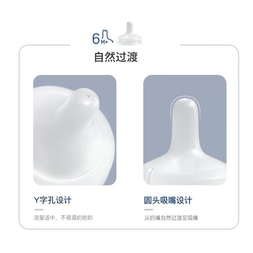 贝亲 自然离乳奶嘴 6+/12+ 商品图3