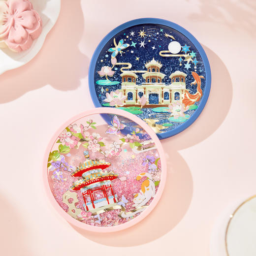 【故宫杯垫】故宫四季小景流沙创意杯垫茶托博物馆文创礼物伴手礼 商品图3