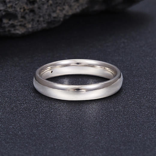 【限时8.8折】【线上铂金馆】PT950 【国际铂金协会】铂金空心光面光圈固口光圈戒(面宽约3.6-4mm)(BJZ00003)预售产品下单后不退款不退货不换货不补差价) 商品图1