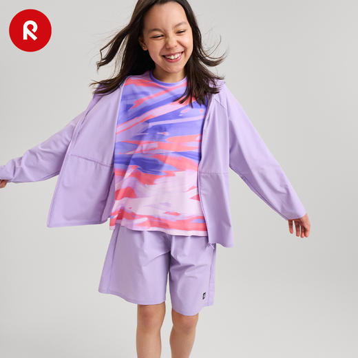 芬兰Reima2025春夏男女儿童中童凉感透湿舒适休闲运动短裤 商品图2