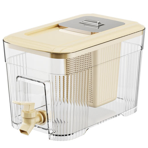 【带龙头大容量冰箱冷水壶】水果茶凉水壶 家用厨房装饮料桶 冰水杯果汁 商品图4