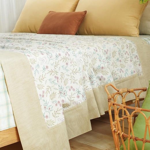 小熊物语系列夏凉被盖毯空调被毛巾被凉感家用午睡沙发纯棉成人空调盖毯 商品图2