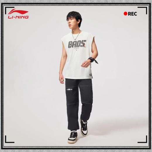李宁反伍BADFIVE男子排湿速干宽松背心AVSV011 商品图1