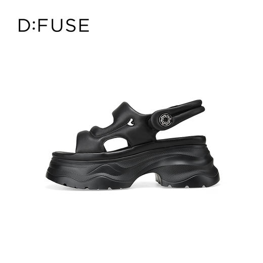 Dfuse迪芙斯2025夏季新款时尚外穿增高鞋轻便厚底运动凉鞋女鞋DFD2115107 商品图10