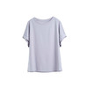 绽放旅行女装224朵/滑滑T恤桑蚕丝光双面针织透气舒适蝙蝠袖短袖 商品缩略图4