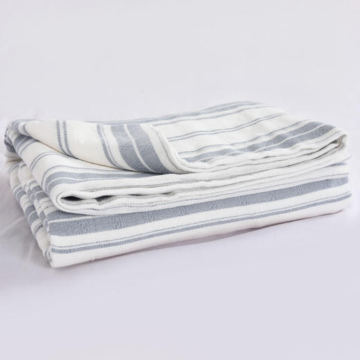 一丝浓时尚简约提花毯 全棉三层纱布盖毯 休闲沙发毯盖毯午睡毯 商品图6