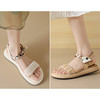 百搭网纱丝带凉鞋女款2025新款爆款一字带软底2.5CM 商品缩略图0