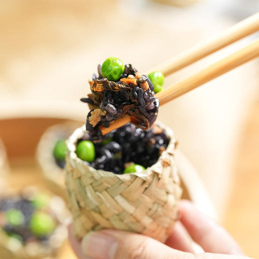 来自1700年的新登古镇 非遗传承畲族人古法制作的乌米饭 天然清香 商品图10