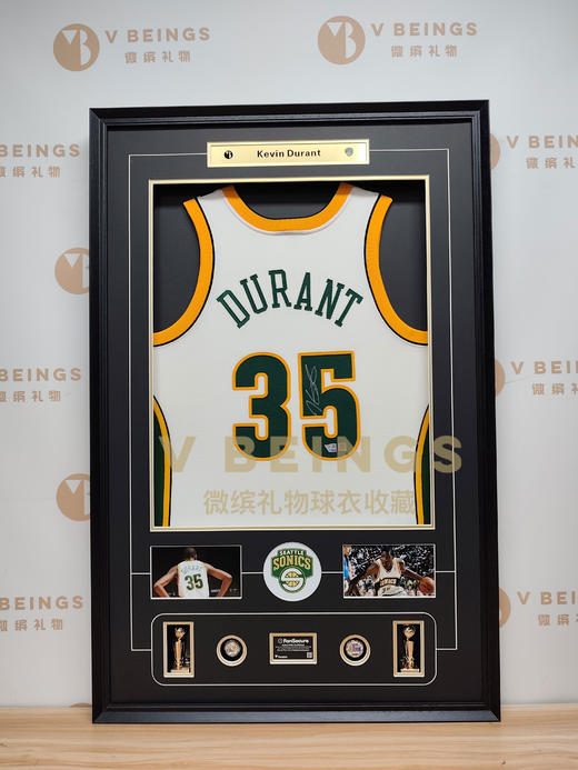 收藏系列 杜兰特 超音速队35号白色 亲笔签名球衣 商品图1