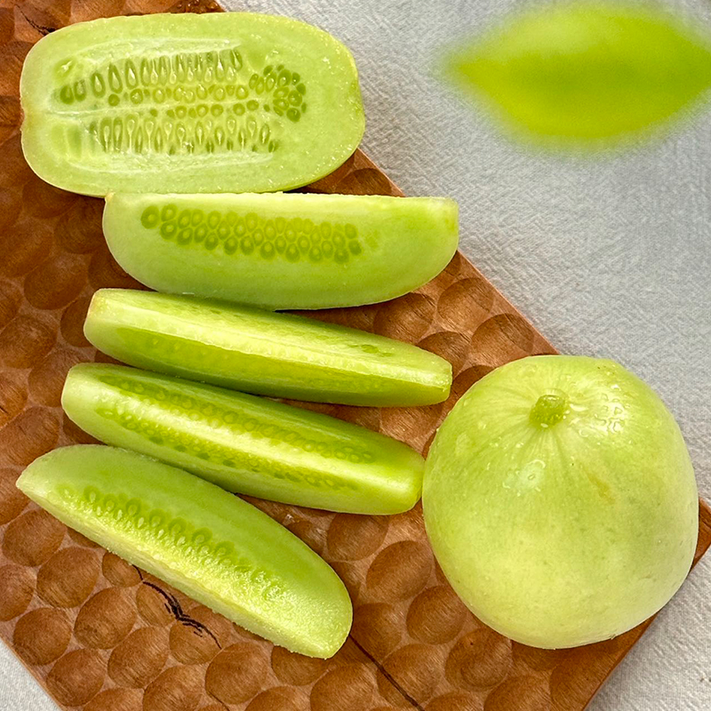 玉女黄瓜# 清冽甘甜汁水丰盈，翡翠小胖丁，脆嫩低卡、免削即食