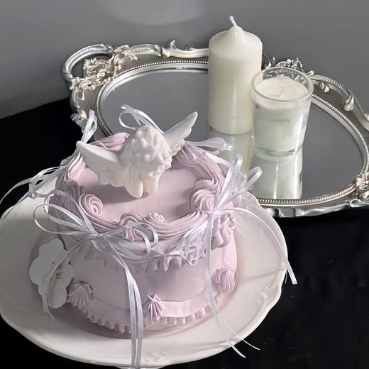 烤爱·梦幻天使·ins风系列·法式高级蛋糕·紫色蝴蝶结生日蛋糕/节日蛋糕/聚会/下午茶/巨巨巨出片！ 商品图3