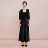 QF503斯尔丽2025夏季新款半裙悬垂线条流畅气质高雅时尚百搭中长款半裙 商品缩略图8