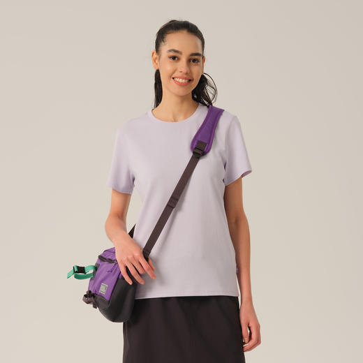 北极狐 女士户外休闲短袖T恤 2025春夏轻量徒步登山上衣012512090 商品图2