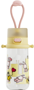 Babycare超轻随行水杯600ml-光电青-恐龙/晨光黄-兔子/BBC-95841/BBC-95858