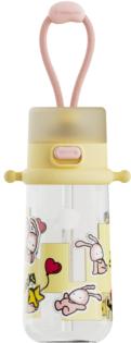 Babycare超轻随行水杯600ml-光电青-恐龙/晨光黄-兔子/BBC-95841/BBC-95858 商品图0