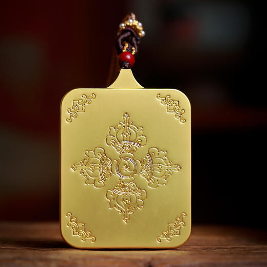 文殊菩萨唐卡摆件，挂件 商品图1