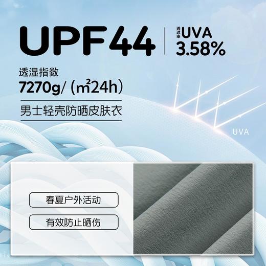 北极狐 男士户外运动防晒衣 2025春夏徒步登山皮肤衣082511039 商品图1