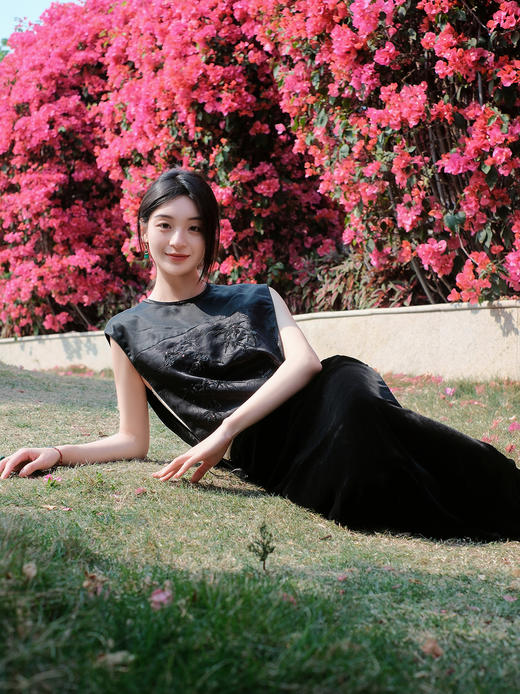 盛唐牡丹| 竹苞松茂手工串珠背心 商品图2