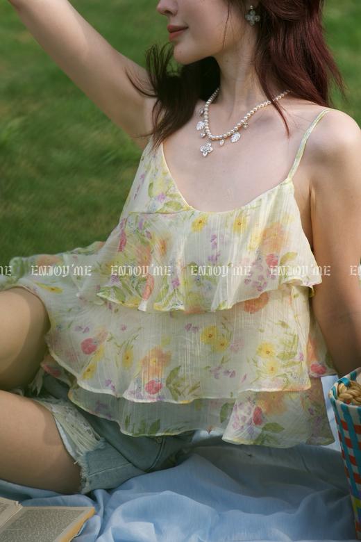 【门店同款】ENJOY夏季悠然之境层层蛋糕吊带上衣 162543155 商品图2